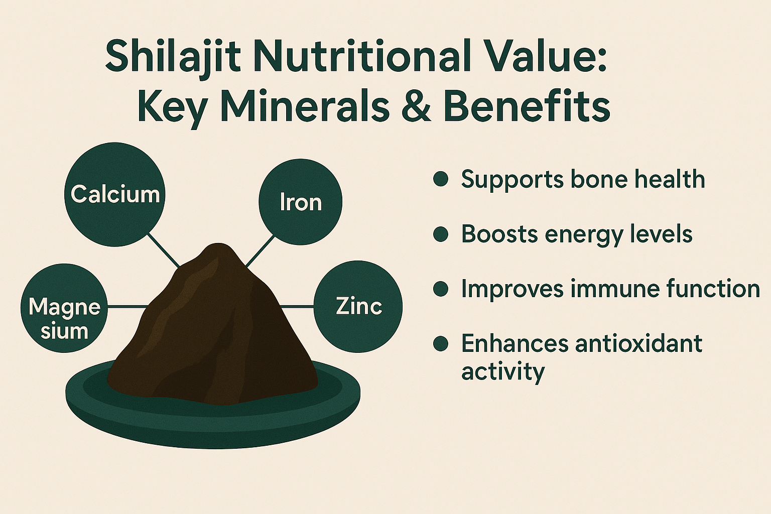 Shilajit Nutritional Value | Key Minerals & Benefits