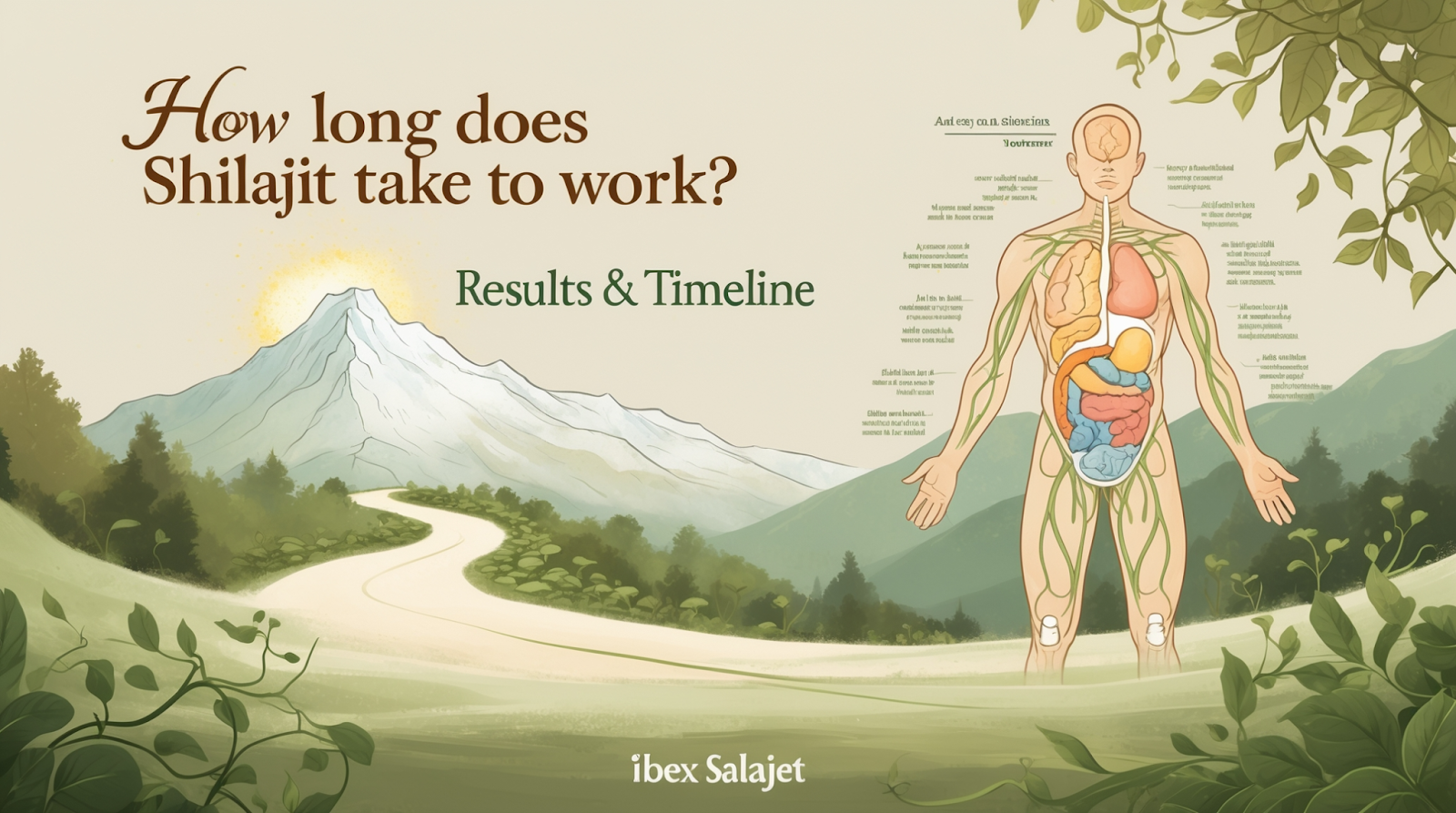 How Long Does Shilajit Take to Work? Results & Timeline | Ibex Salajeet