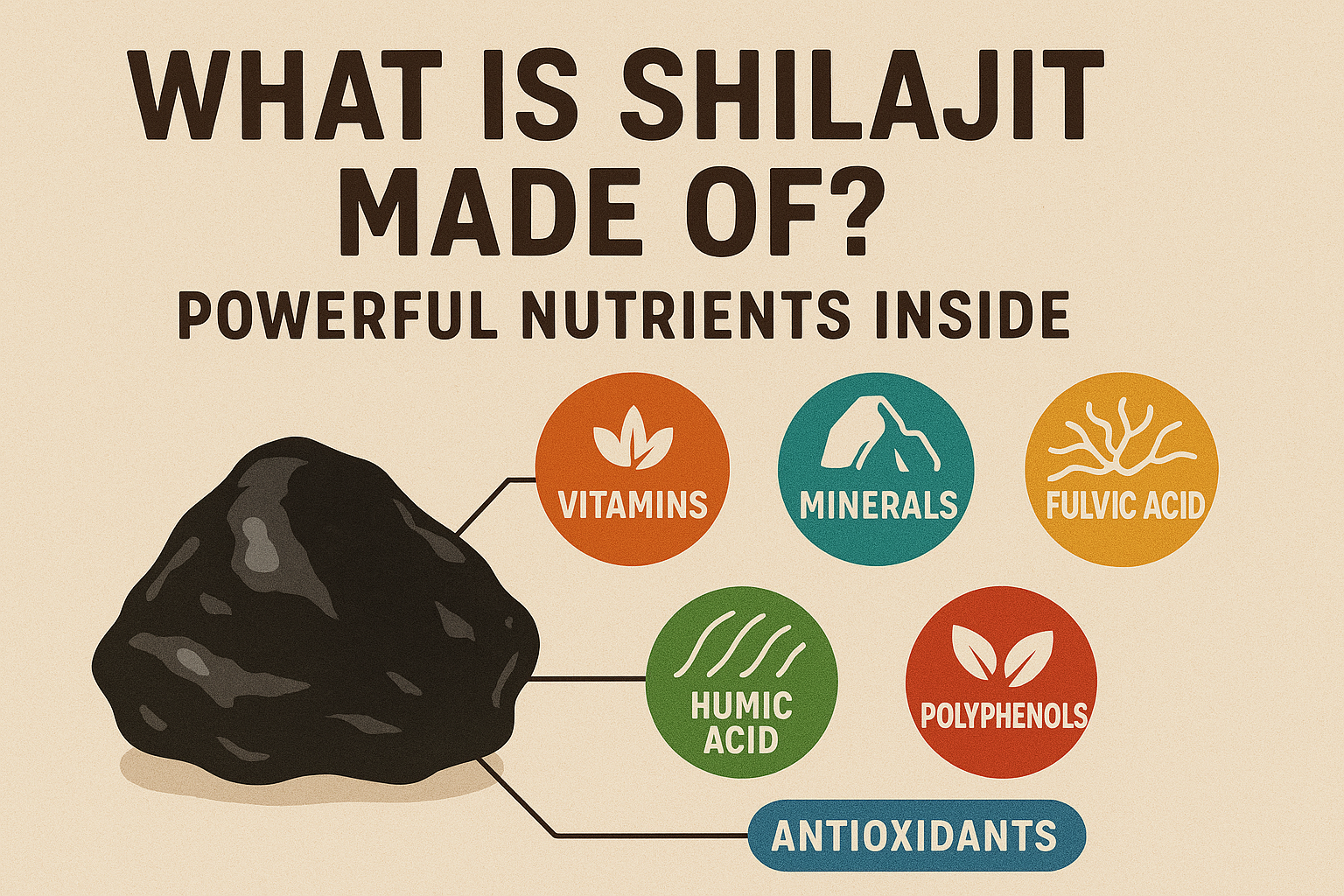 What is Shilajit Made of? Powerful Nutrients Inside
